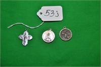 CATHOLIC RELIGIOUS MEDALS LOT - ST. CHRISTOPHER