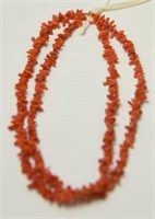 Ladies coral necklace