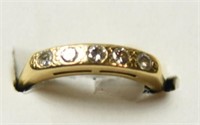 14kt ring with (5) diamond top band