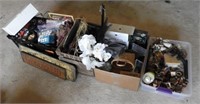 Country primitives and housewares lot: wooden