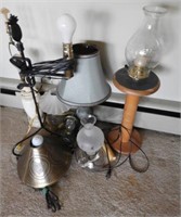 Lamp lot: Approximately (8) lamps to include: