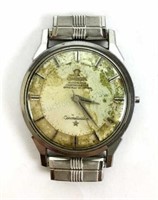 Vintage Omega Constellation Watch Pie Pan Dial
