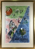Marc Chagall Four Seasons Chicago 1974 Lithograph