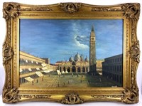 Oil On Canvas Basilica Di San Marco