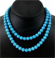 Native American Turquoise Bead Necklace