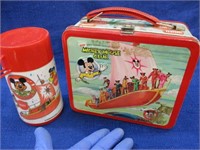 vintage aladdin lunch box set "mickey mouse club"