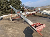 Hutchinson 10X31 augers, transports, 3ph 7.5HP