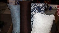 FLAT OF FOUR ASSORTED CUSHIONS