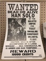 Wanted: Han Solo Poster