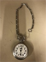 Vintage Railroad Pocket Watch (works!)