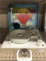 Vintage Vanity Fair Record Player with microphone