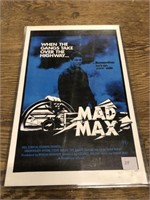 17" Mad Max Poster in Plastic Cover