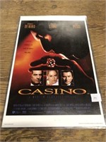 17" Casino Poster in Plastic Cover
