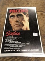 17" Scarface Poster in Plastic Cover