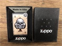 Skull Ace of Spades Zippo Lighter