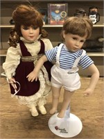 2 Porcelain Dolls - see description for more info