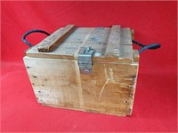 Wooden Military Grenade Ammo Box