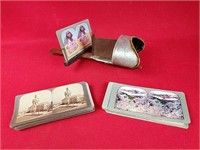 Antique Stereoscope and Cards