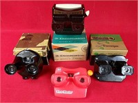 Four Vintage Viewmasters