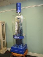 7 FOOT TALL NEW AMSTERDAM LIGHTED AD BOTTLE