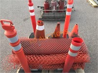 Pallet of Construction Caution Items