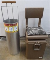 Ice Fishing Chair & 10" Slush Inhaler