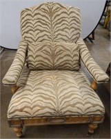 Zebra Style Fabric Chair