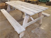 Full Size Wooden Picnic Table