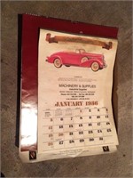 Lot of Vintage Advertising Calendars