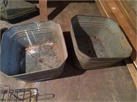 Pair of Wash Tubs with Drains