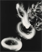 DONALD SULTAN (BORN 1951) SERIGRAPH: SMOKE RINGS