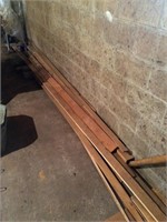 Lot of Rough Cut Long Lumber