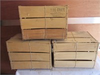 3 Wood Crates
