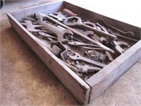 Misc Wrenches in Wood Tray