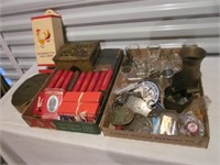 Tobacco Tins & Shot Glasses