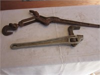 Load Binder & Offset Pipe Wrench