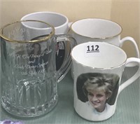 Royalty Mugs Lot
