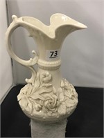 Belleek Floral Motif Ewer