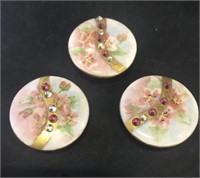 Vintage Limoges Style Button Covers