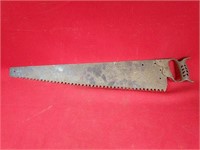 Vintage Saw with Cast Iron Handle