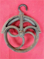 Antique Cast Iron Pulley