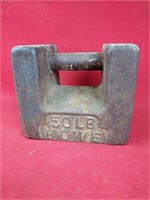 Howe Scale 50 Pound Calibration Weight