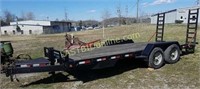HD 18 foot tandem axle equipment trailer
