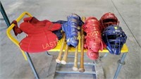 Youth Baseball Equipment Lot