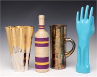 FIVE VARIOUS DECORATIVE OBJECTS