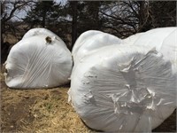 11 Haylage Bales