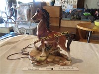 Vintage Pony / Horse TV Lamp
