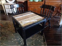Vintage Game Set Table & 2 Chairs