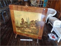 Antique Folding Table / Fireplace Screen