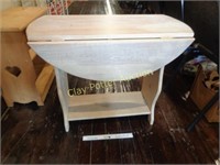 Wooden Double Drop Leaf Side Table